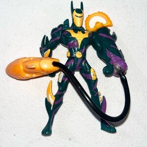 Vtg Batman Beyond Deluxe Neon Camo DC Comics 1998 Kenner Action Figure 5.5”T